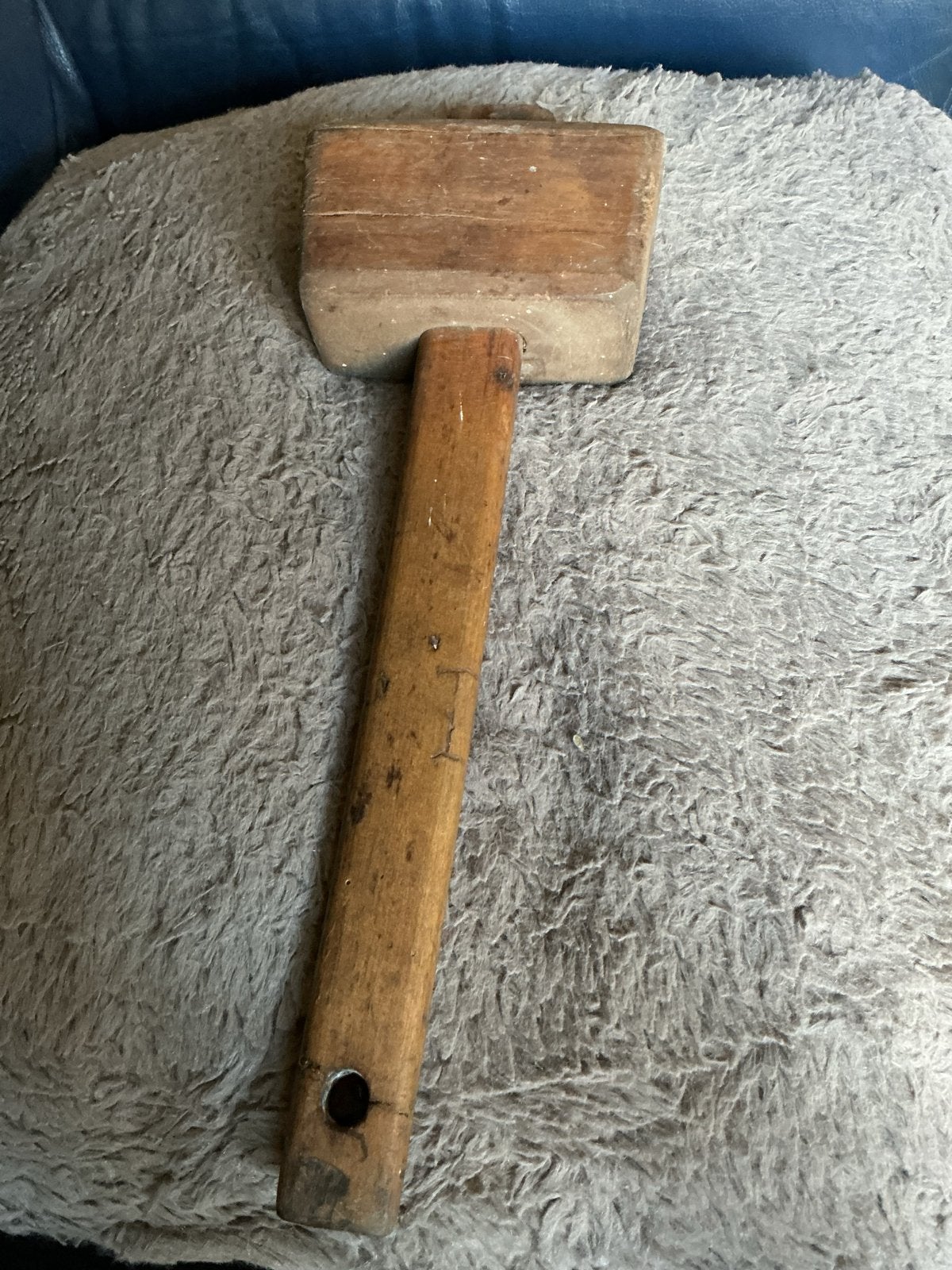 Vintage houten hamer - Decoratief of voor lichte klussen, Antiek en Kunst, Ophalen of Verzenden