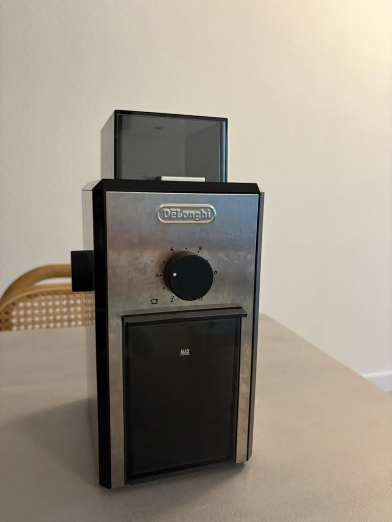 De'Longhi Koffiemolen - Perfect voor verse koffie, Witgoed en Apparatuur, Koffiezetapparaten, Ophalen, Gebruikt, Overige modellen