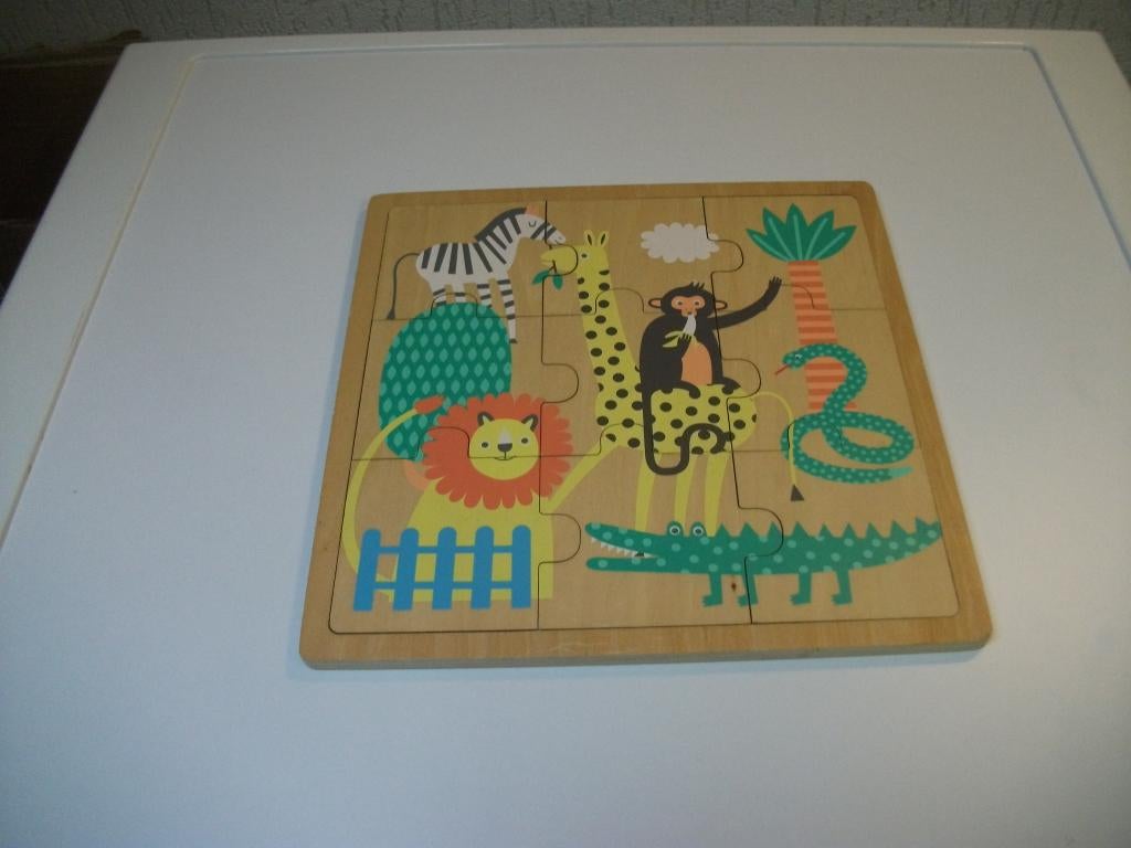 Puzzel Hema 9 delig, Kinderen en Baby's, Speelgoed | Houten speelgoed, Ophalen of Verzenden, Gebruikt