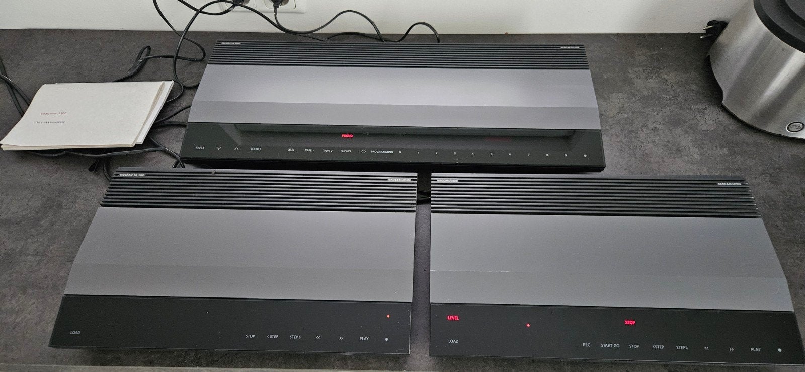 Bang & Olufsen Beolink 3500 set: radio, cassette, cd-speler, Audio, Tv en Foto, Stereo-sets, Tuner of Radio, Zo goed als nieuw