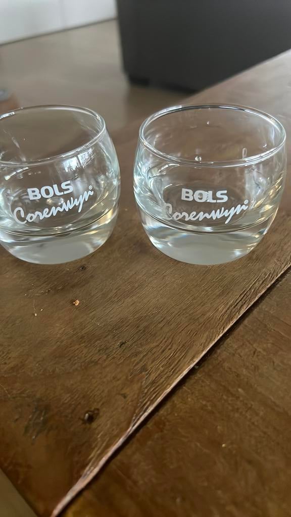 Corenwijn glaasjes 2 stuks, Ophalen of Verzenden, Nieuw, Borrel- of Shotglas