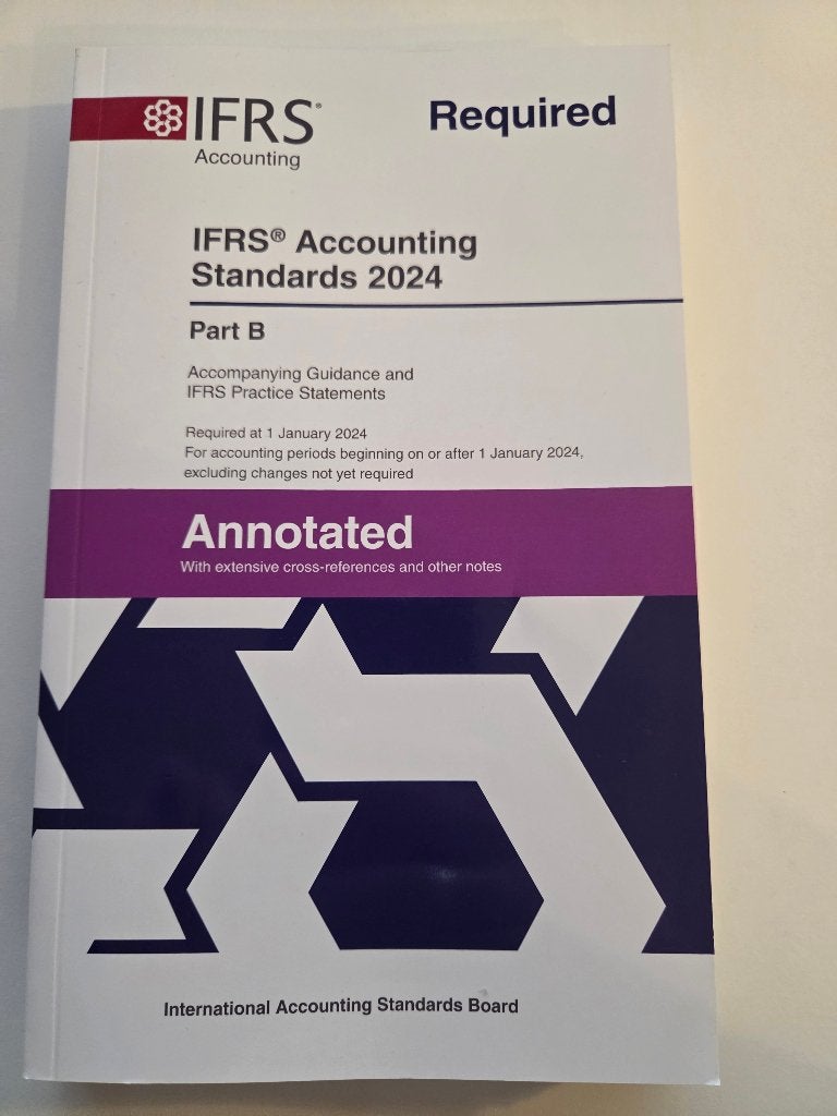 IFRS Accounting Standards 2024 - Deel B - Nieuw!, Boeken, Studieboeken en Cursussen, Ophalen of Verzenden, Beta, Nieuw, WO
