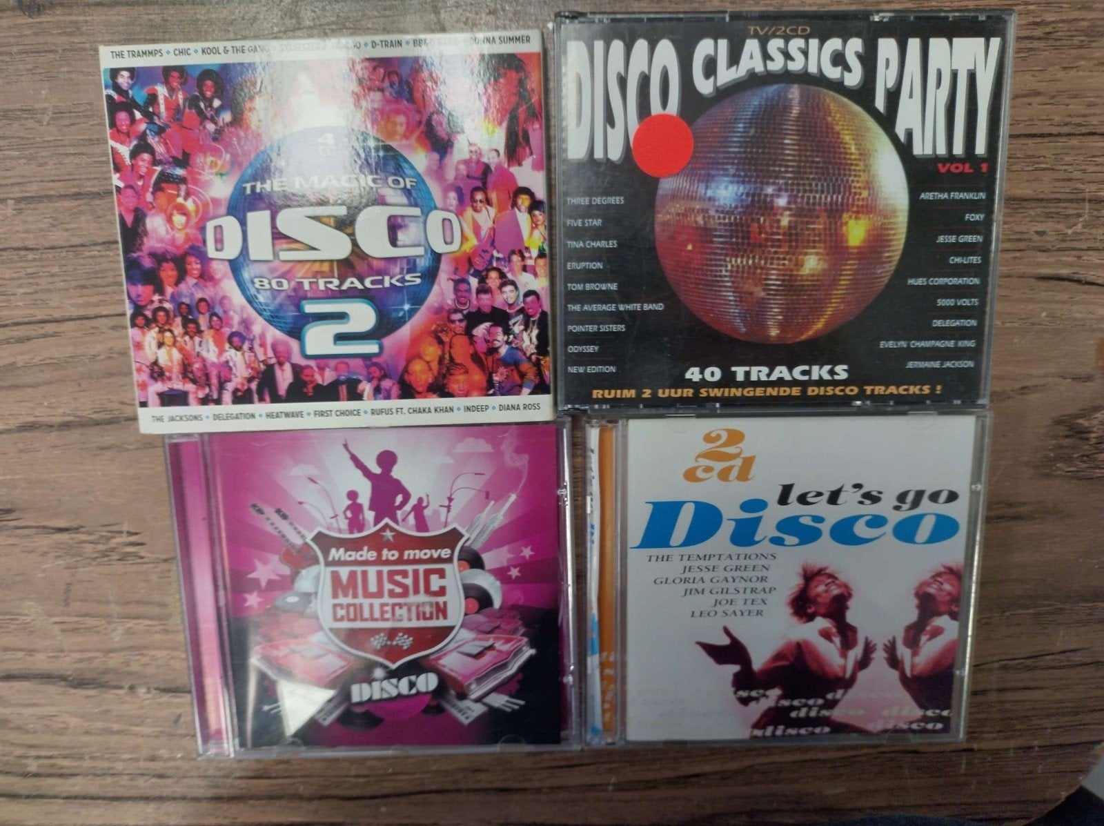 Disco CD Collectie: 4 albums met swingende disco tracks, Gebruikt, Pop, Ophalen of Verzenden, Verzamelalbum