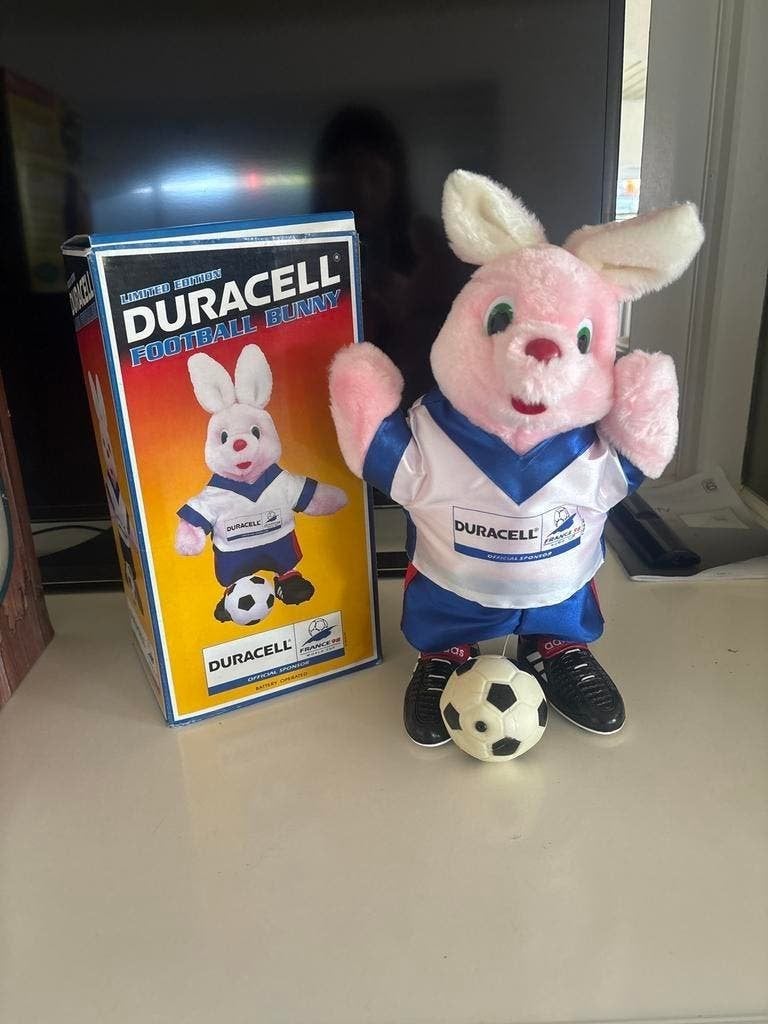 Duracell Football Bunny - Limited Edition (met doos), Met doos, Overige merken, Overige karakters, Konijn