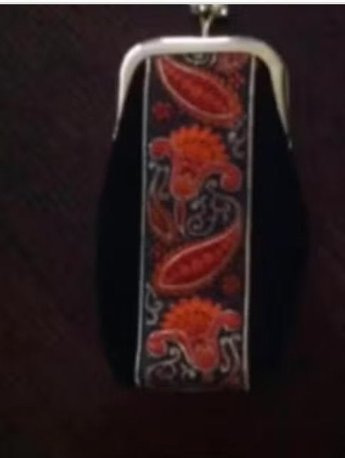 Dames vintage brillen etui Loewe 1848 zwart/goud br 9 L15cm, Ophalen of Verzenden, Zo goed als nieuw, Overige kleuren, Overige merken