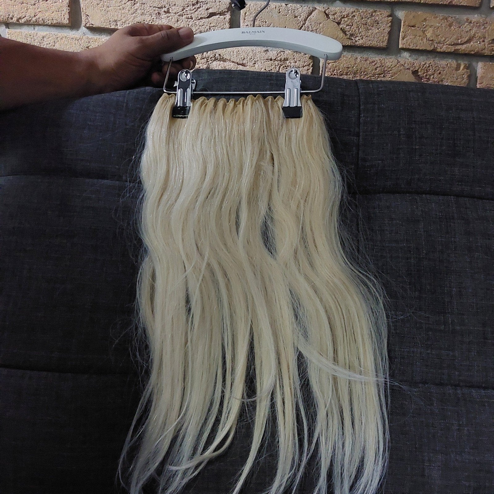 Balmain Haarverlenging - Blond, Ophalen of Verzenden, Nieuw, Pruik of Haarverlenging