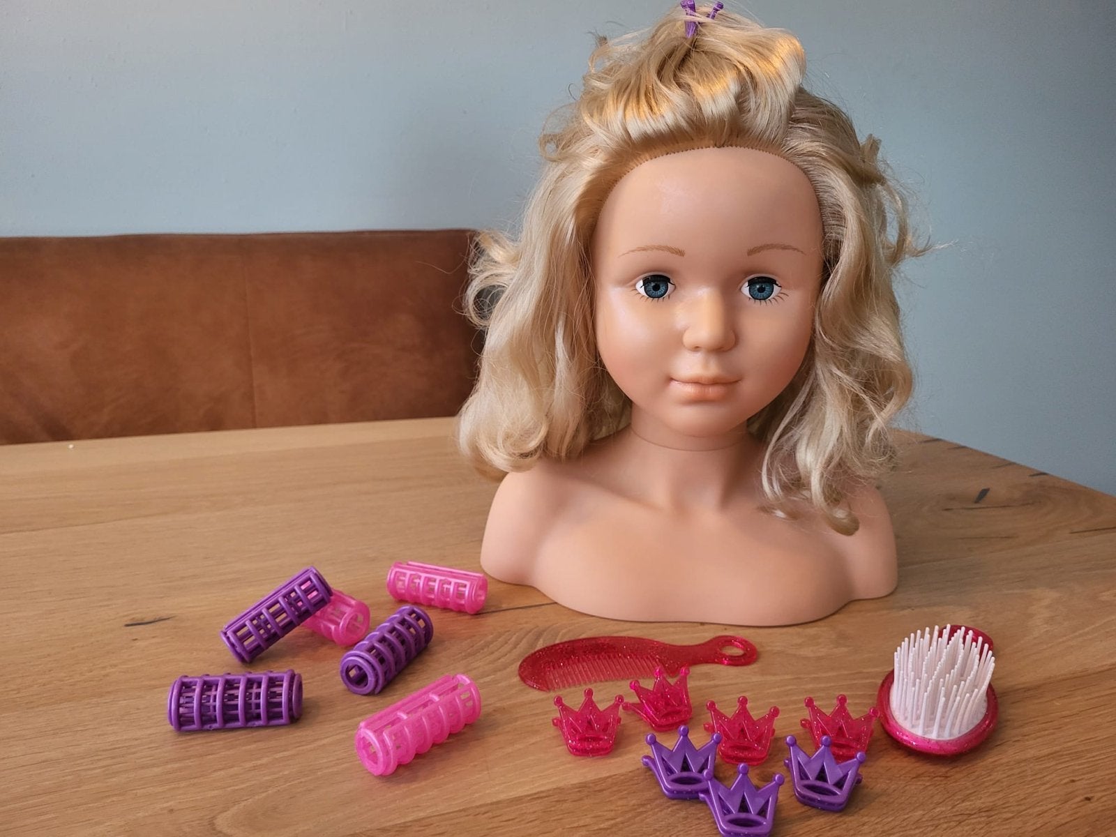 Kappershoofd met accessoires - Oefenpop, Ophalen of Verzenden, Gebruikt, Overige typen