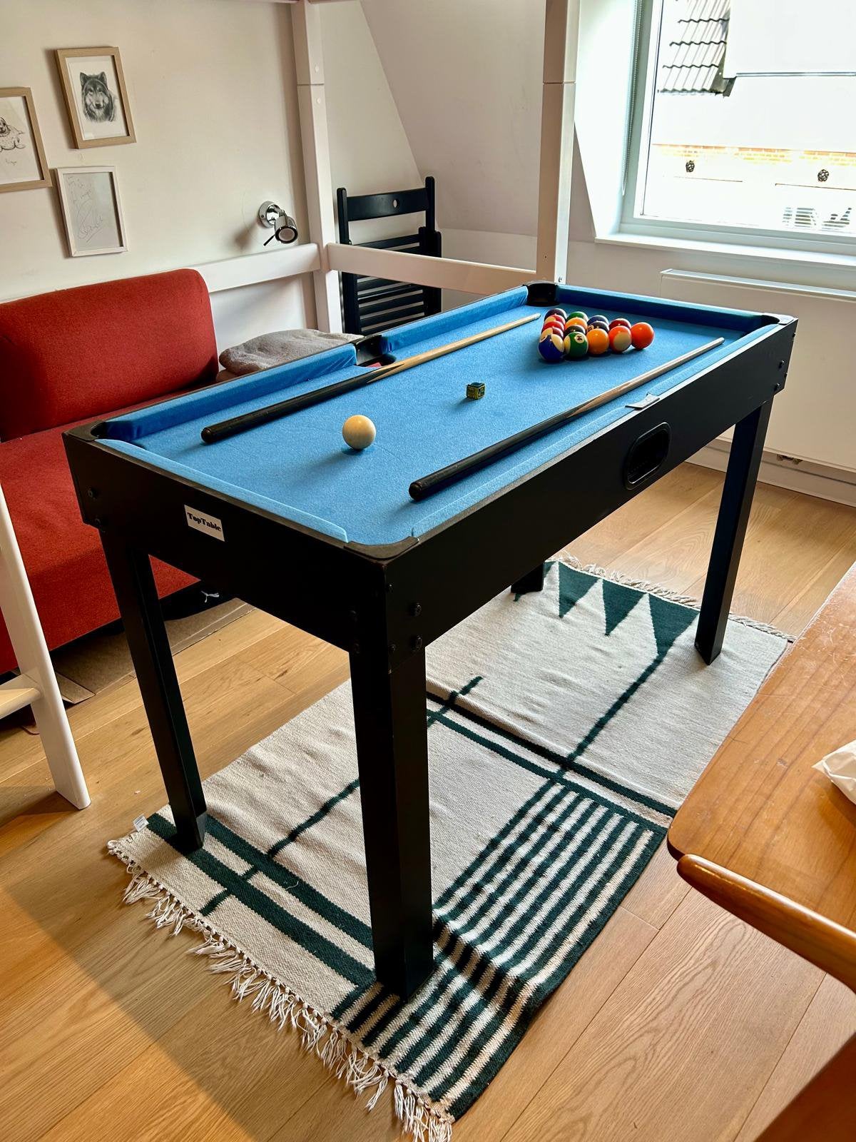 Pooltafel/tafeltennis klein, Ophalen, Zo goed als nieuw, Pooltafel