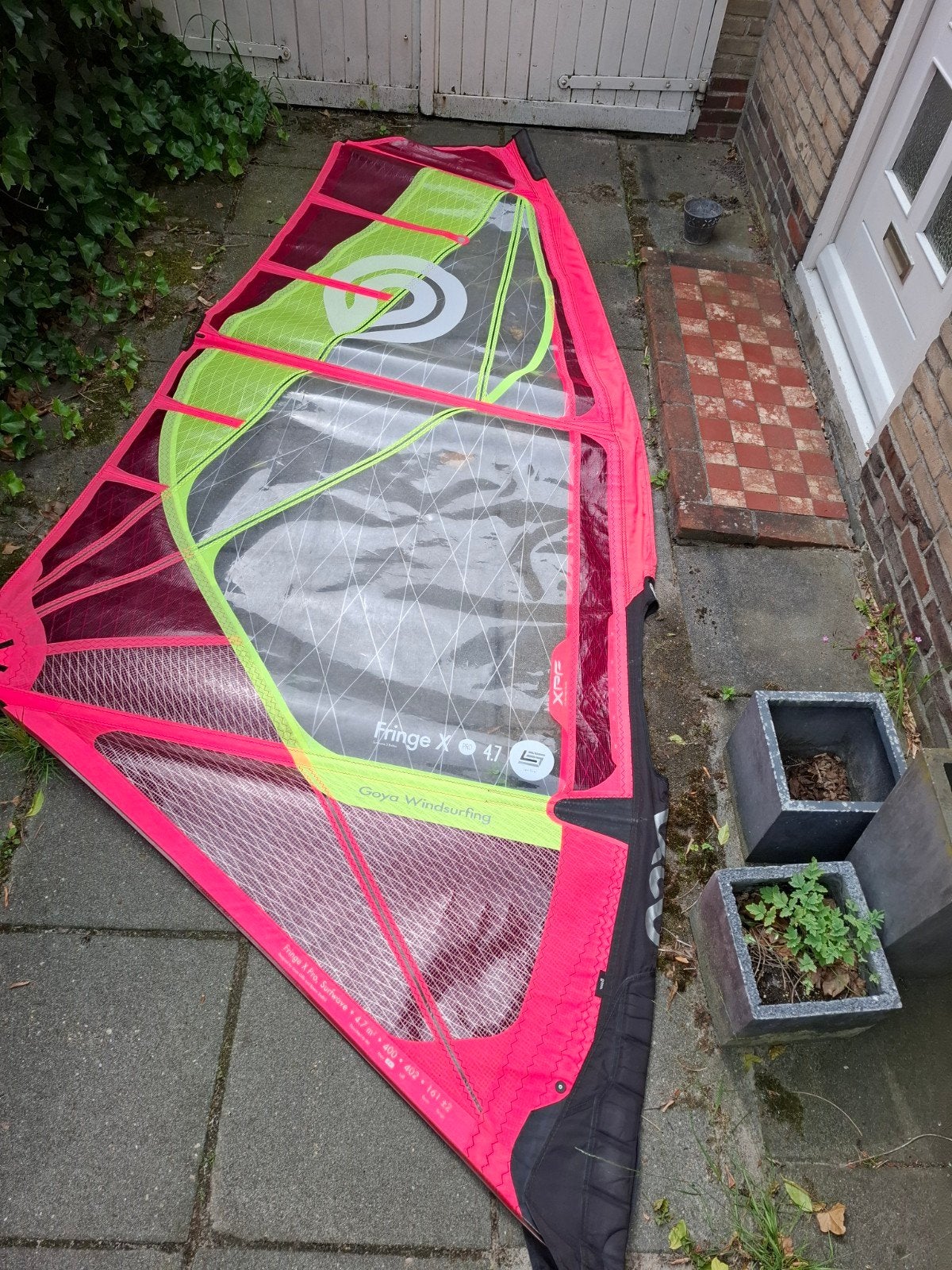Goya Fringe X Pro 4.7m² windsurfzeil (2021), 3.5 tot 5 m², Zeil, Ophalen, Overige merken