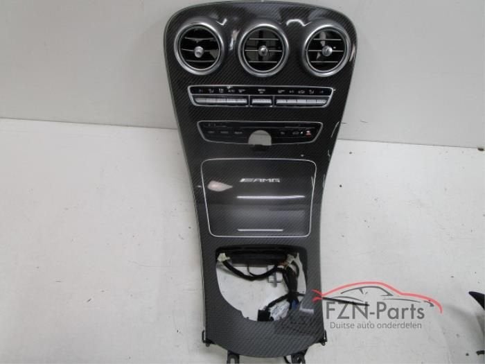 Mercedes-Benz C-Klasse W205 C63 AMG Middenconsole Carbon, Ophalen of Verzenden, Gebruikt
