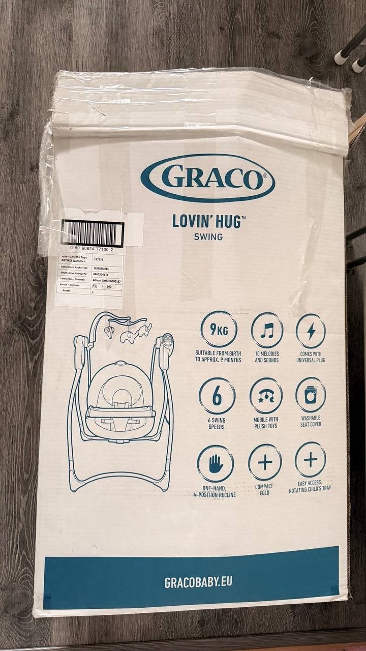 Graco Lovin' Hug babyschommel met meerdere standen, Ophalen, Gebruikt