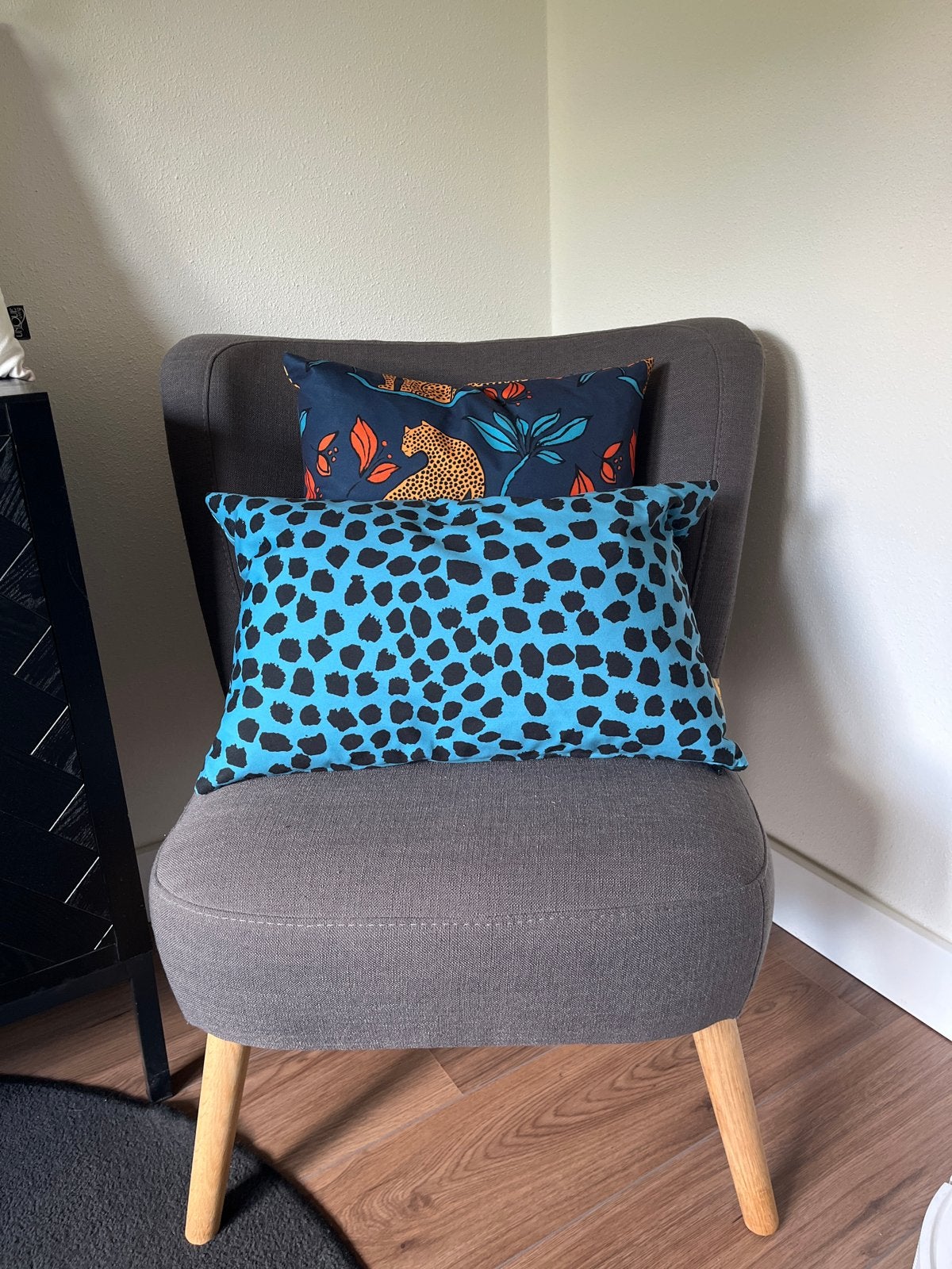 Set van 2 sierkussens met dierenprint Mariska Meijers, Overige merken, Meerkleurig, Met print, Ophalen of Verzenden