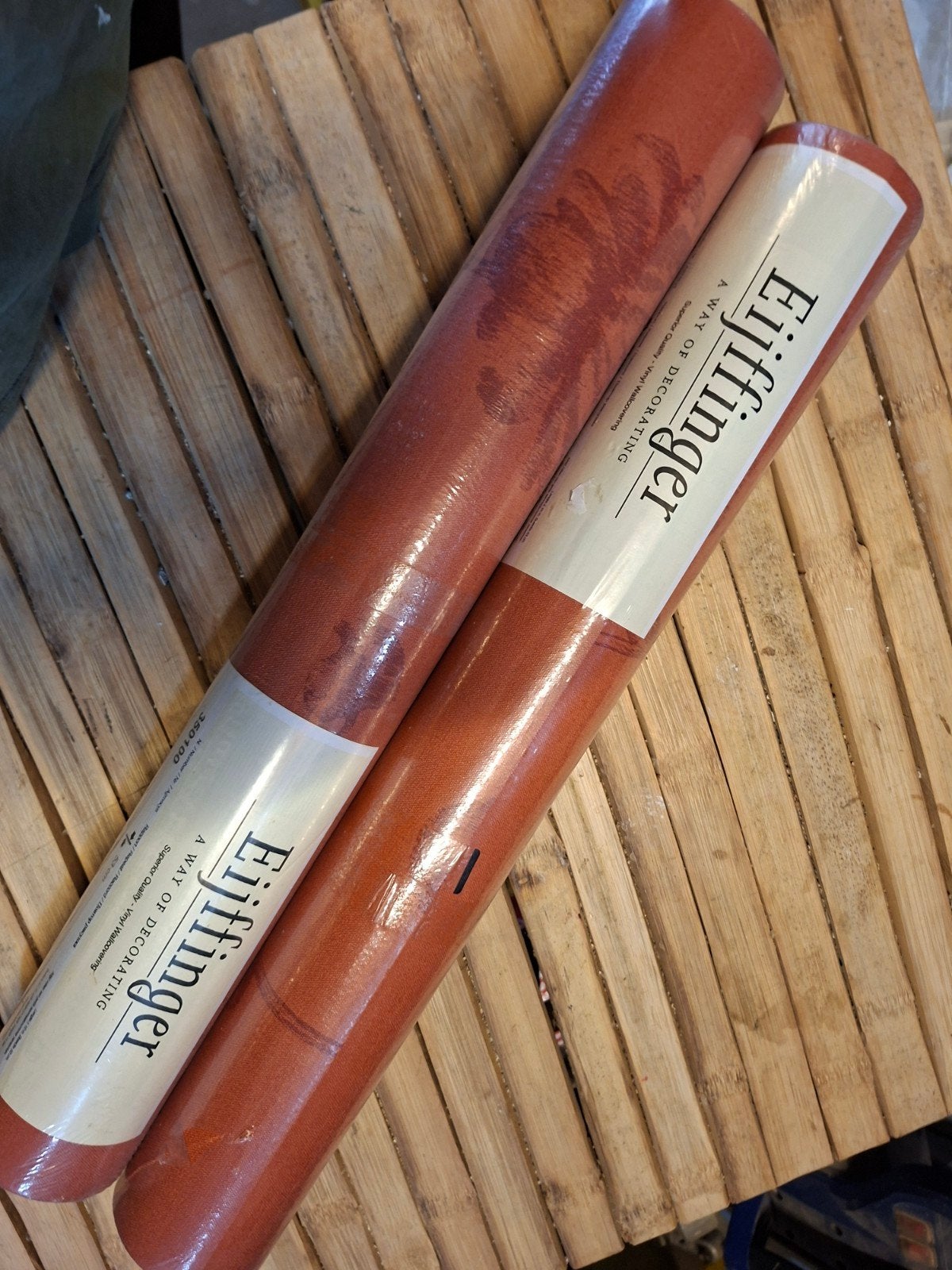 2 rollen Eijffinger patroonbehang - Vinyl Wallcovering, Overige patronen, Overige merken, Ophalen of Verzenden, Vinylbehang