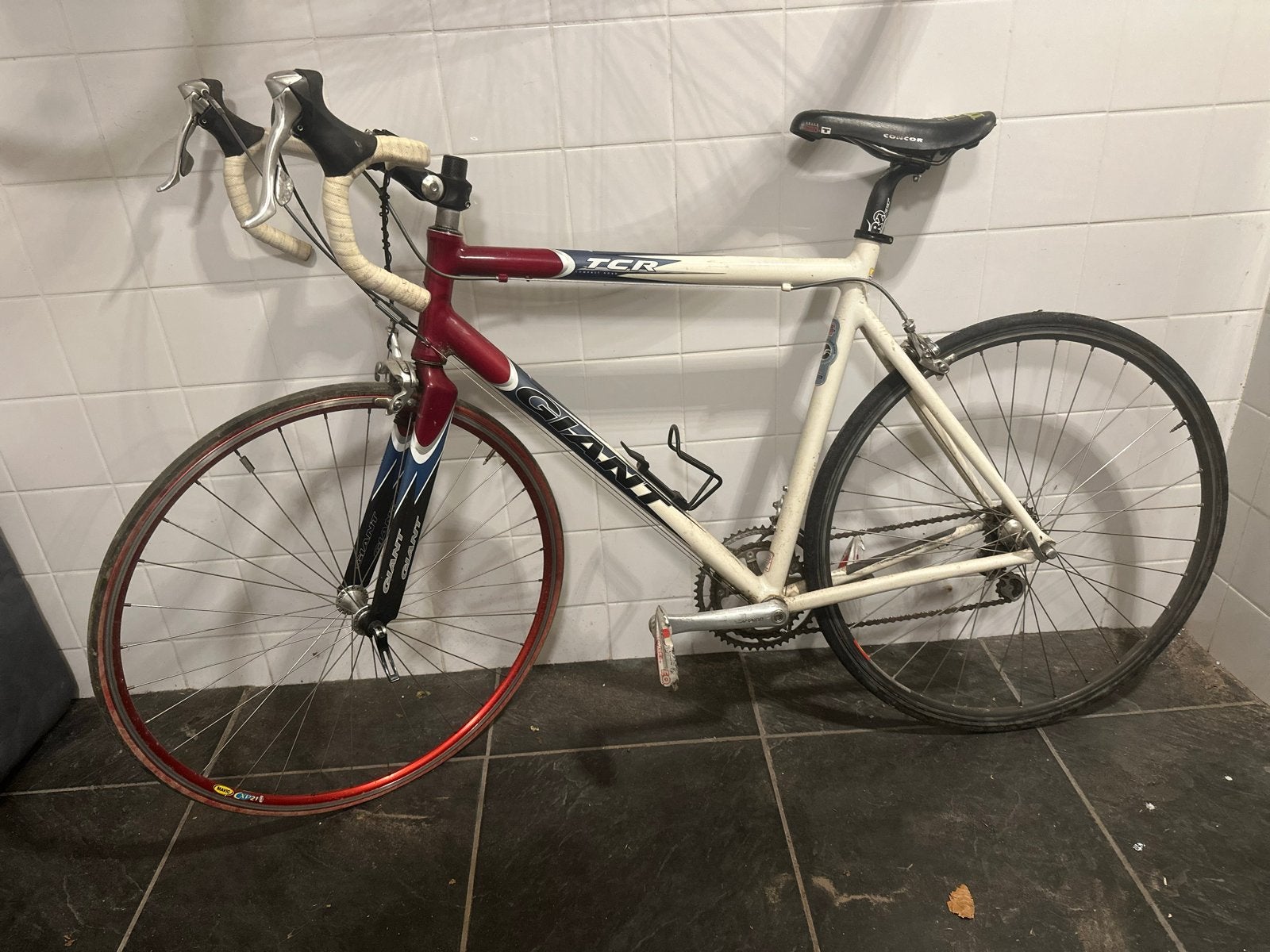 Giant TCR Racefiets L (55,5 cm) ALUXX SL Carbon Voorvork, Ophalen, Gebruikt, Aluminium, Giant