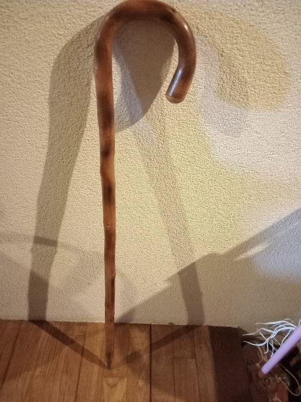 WANDELSTOK,  mooi hout , 92 cm, Sport en Fitness, Ophalen of Verzenden, Zo goed als nieuw, Schoenen