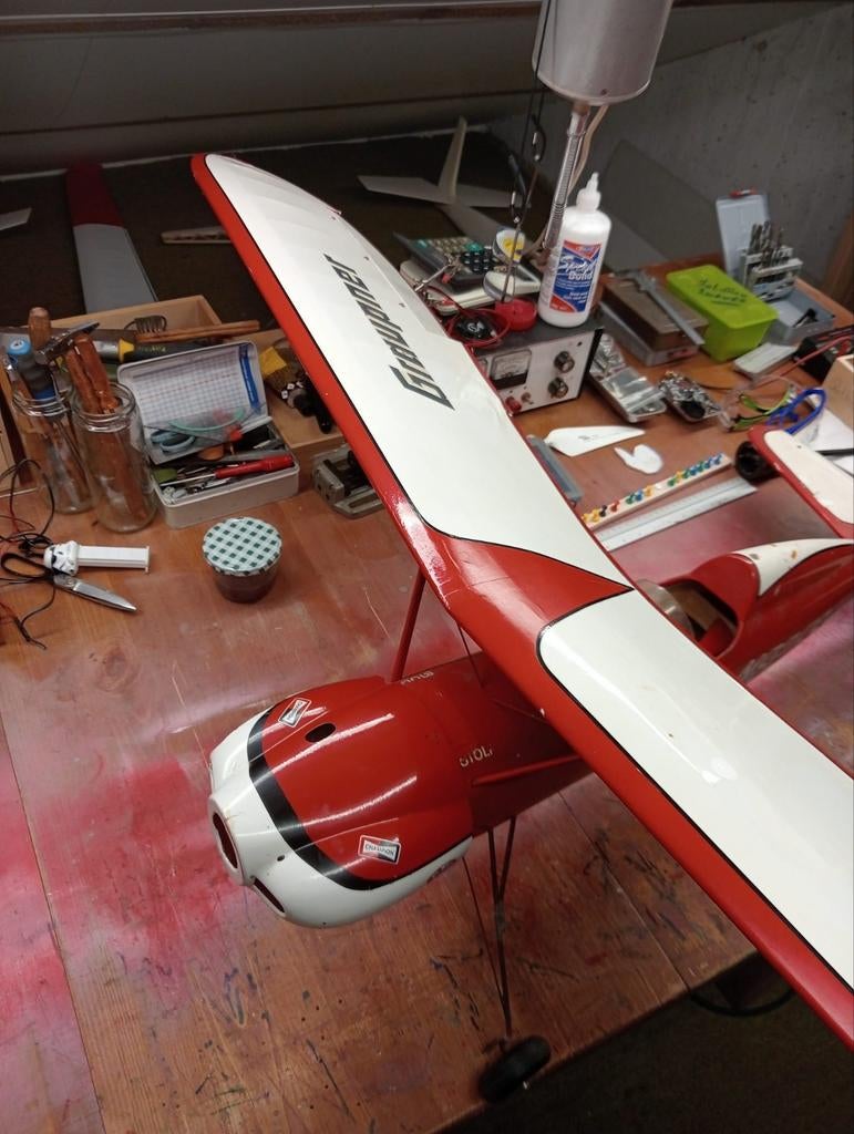 Graupner Starlet parasol Dekker rood/wit - opknapper, Ophalen, Niet werkend, Overige typen