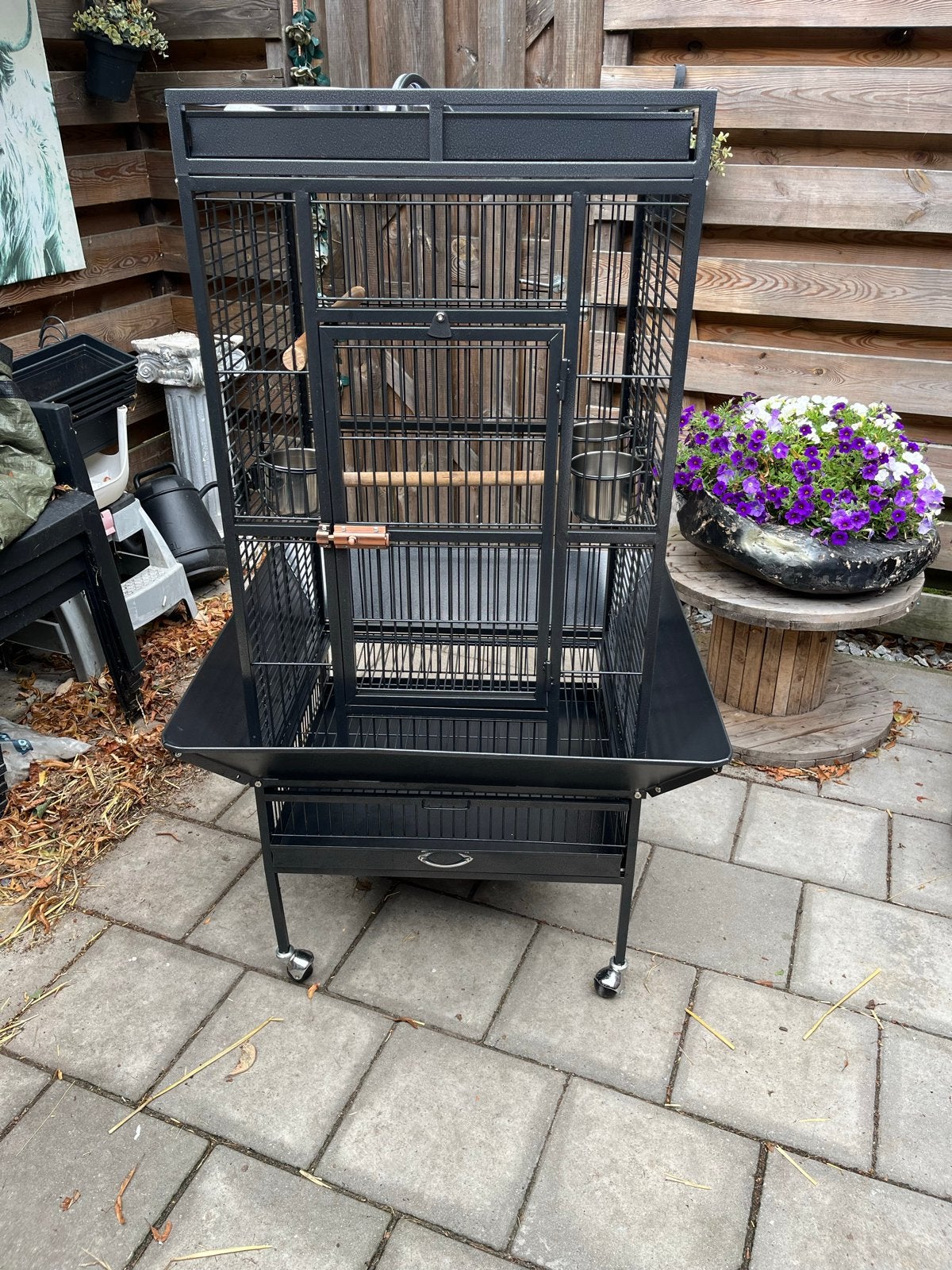Vogel kooi, Ophalen of Verzenden, Zo goed als nieuw, Aluminium, Vogelkooi