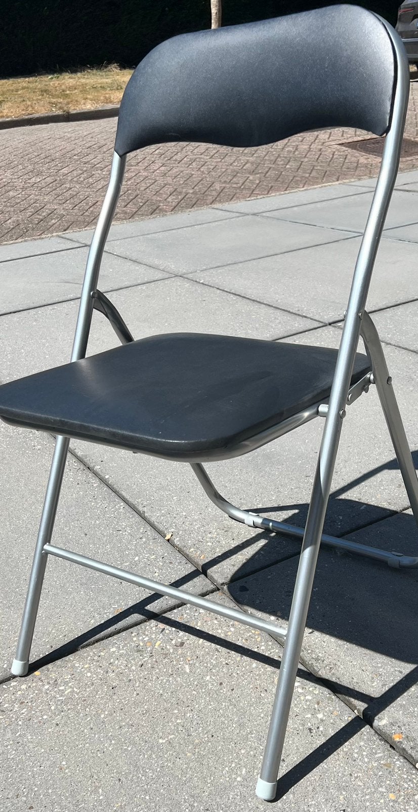Klapstoelen, Huis en Inrichting, Stoelen, Ophalen, Zo goed als nieuw, Blauw, Vijf, Zes of meer stoelen