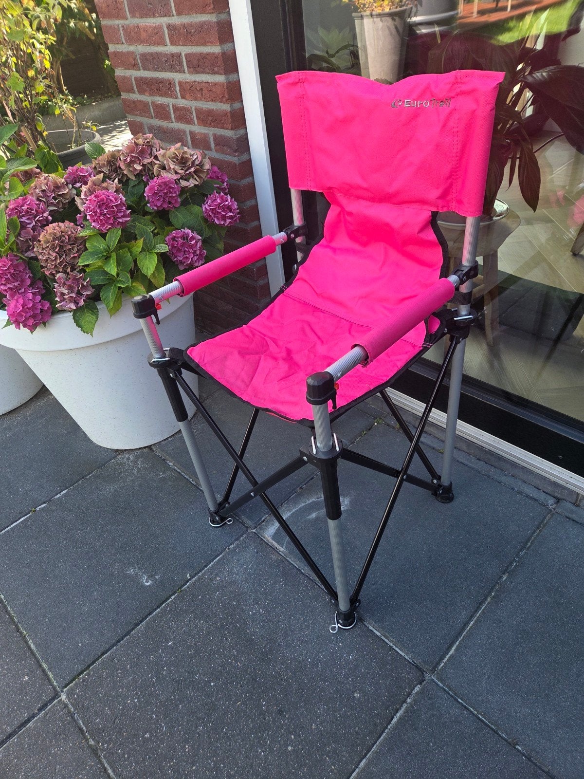 Nieuwe roze kinder campingstoel Eurotrail Petit, Ophalen of Verzenden, Nieuw, Campingstoel