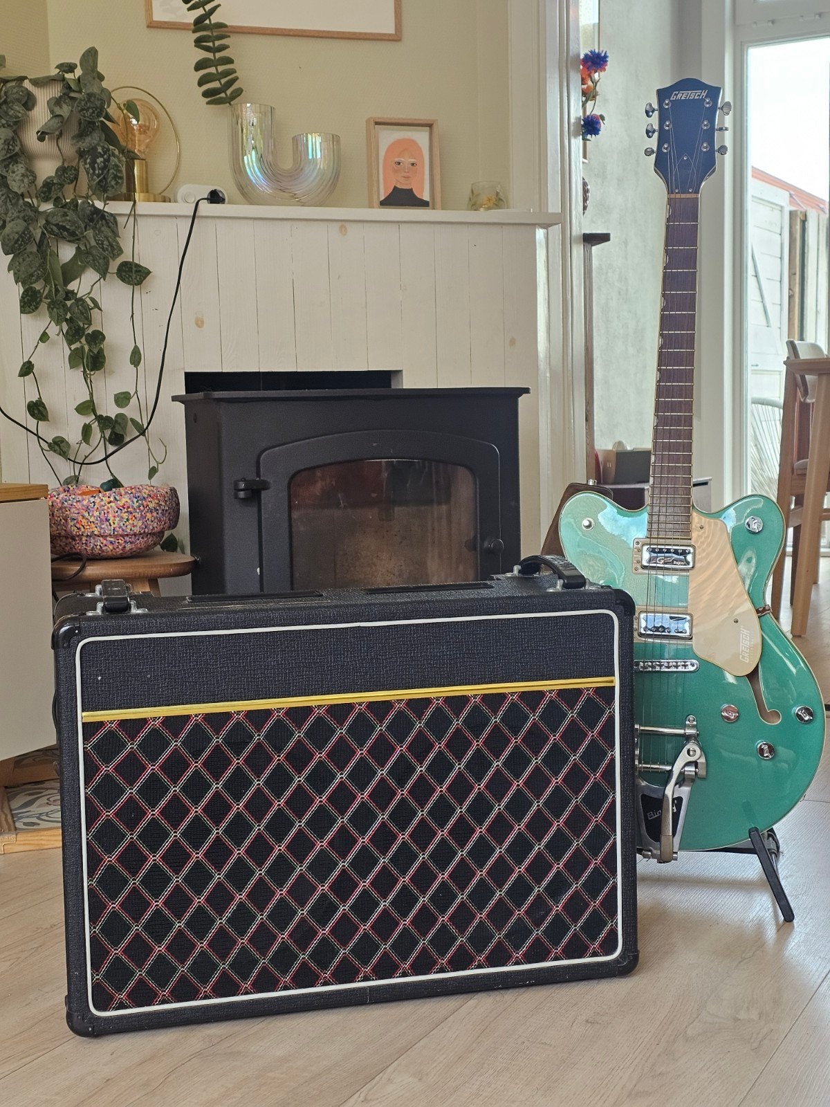 VOX V15 2x10 buizenversterker 1981/1983, Ophalen, Gebruikt, Minder dan 50 watt