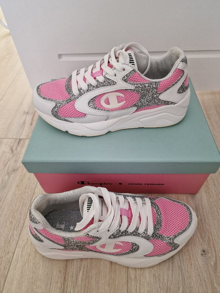 Chiara Ferragni limited edition CHAMPION, Ophalen, Roze, Sneakers of Gympen, Onbekend