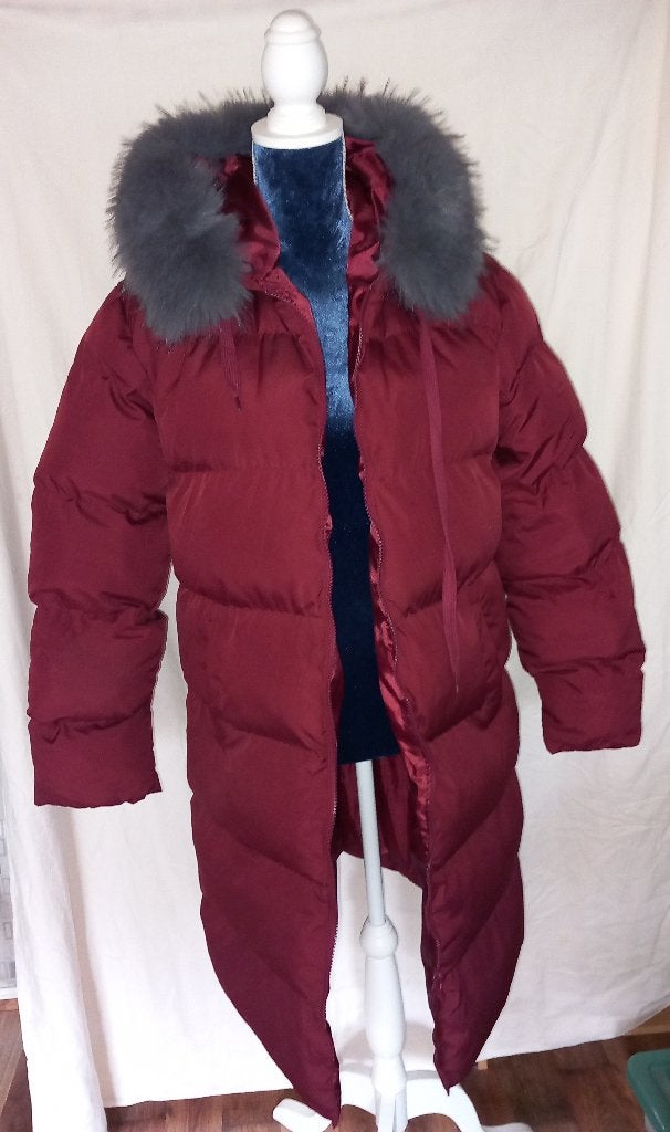 Dames winterjas maat 36, Ophalen of Verzenden, Maat 36 (S), Rood, Onbekend