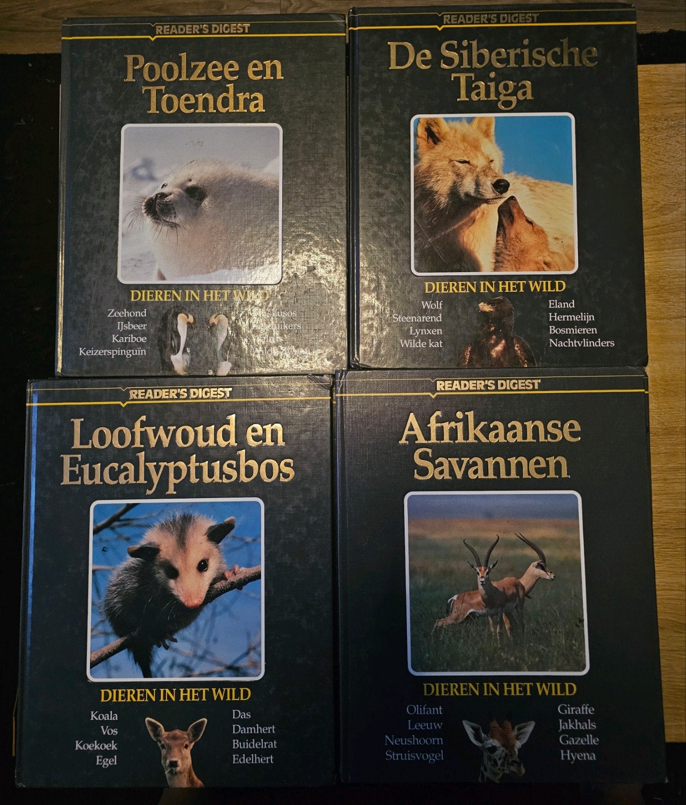 Dieren in het wild, 6 mooie boeken, Boeken, Ophalen, Zo goed als nieuw, Natuur algemeen