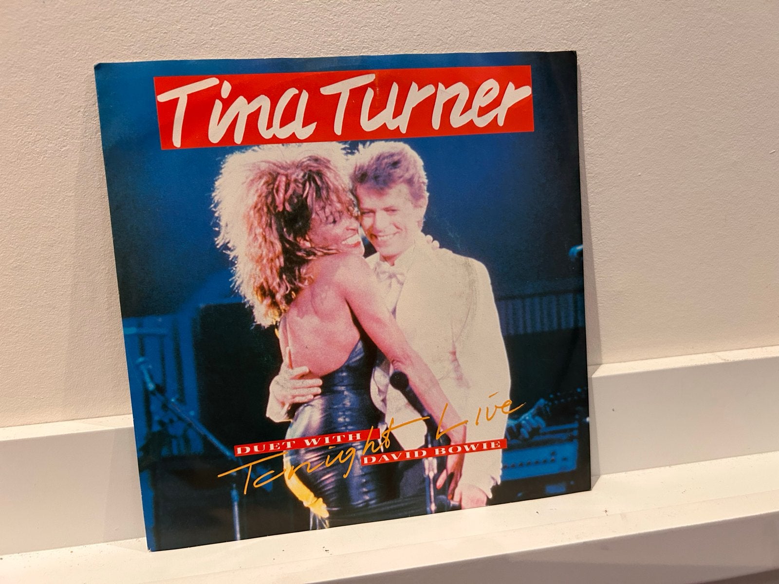 Tina Turner - Tonight (Duet with David Bowie) 7 inch vinyl, Cd's en Dvd's, Vinyl Singles, Ophalen, Gebruikt, 7 inch, Fotohoes