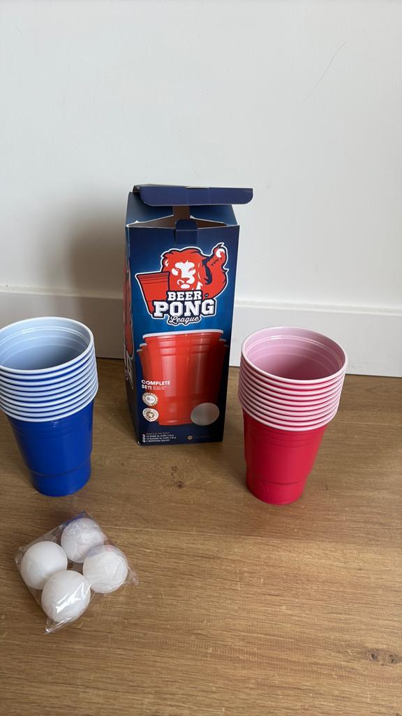 New beer pong, Ophalen, Nieuw