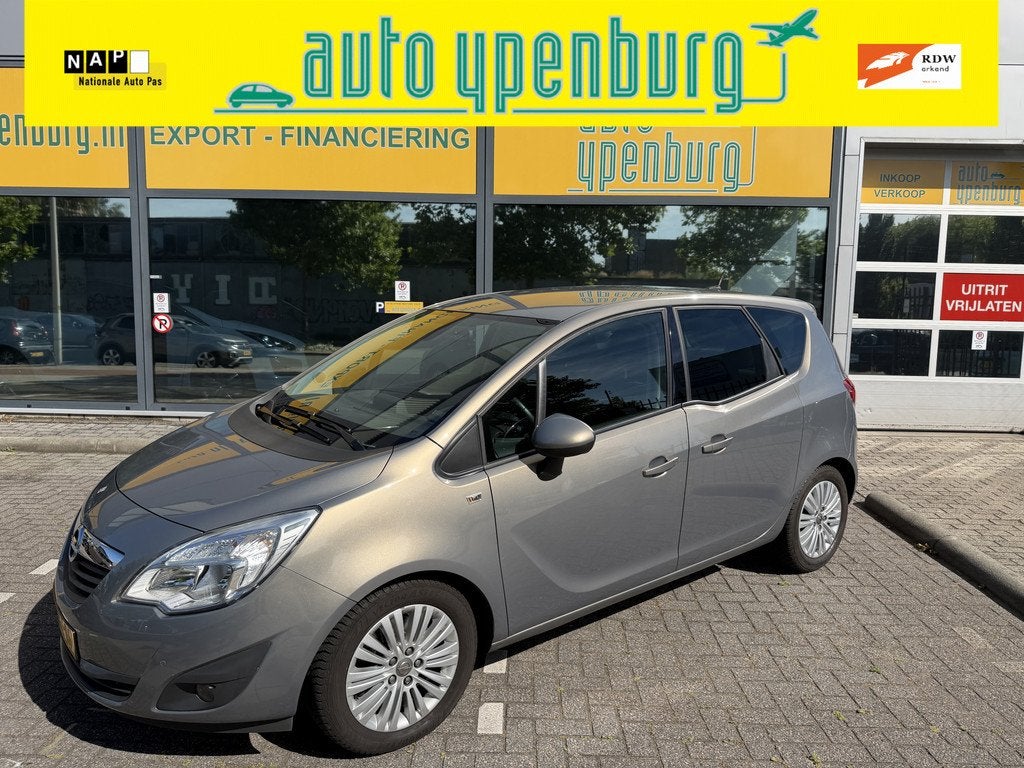Opel Meriva 1.4 Turbo Cosmo Automaat * 45.347 Km * Navi * Ai, Auto's, Parkeersensor, Stof, Gebruikt, 4 cilinders