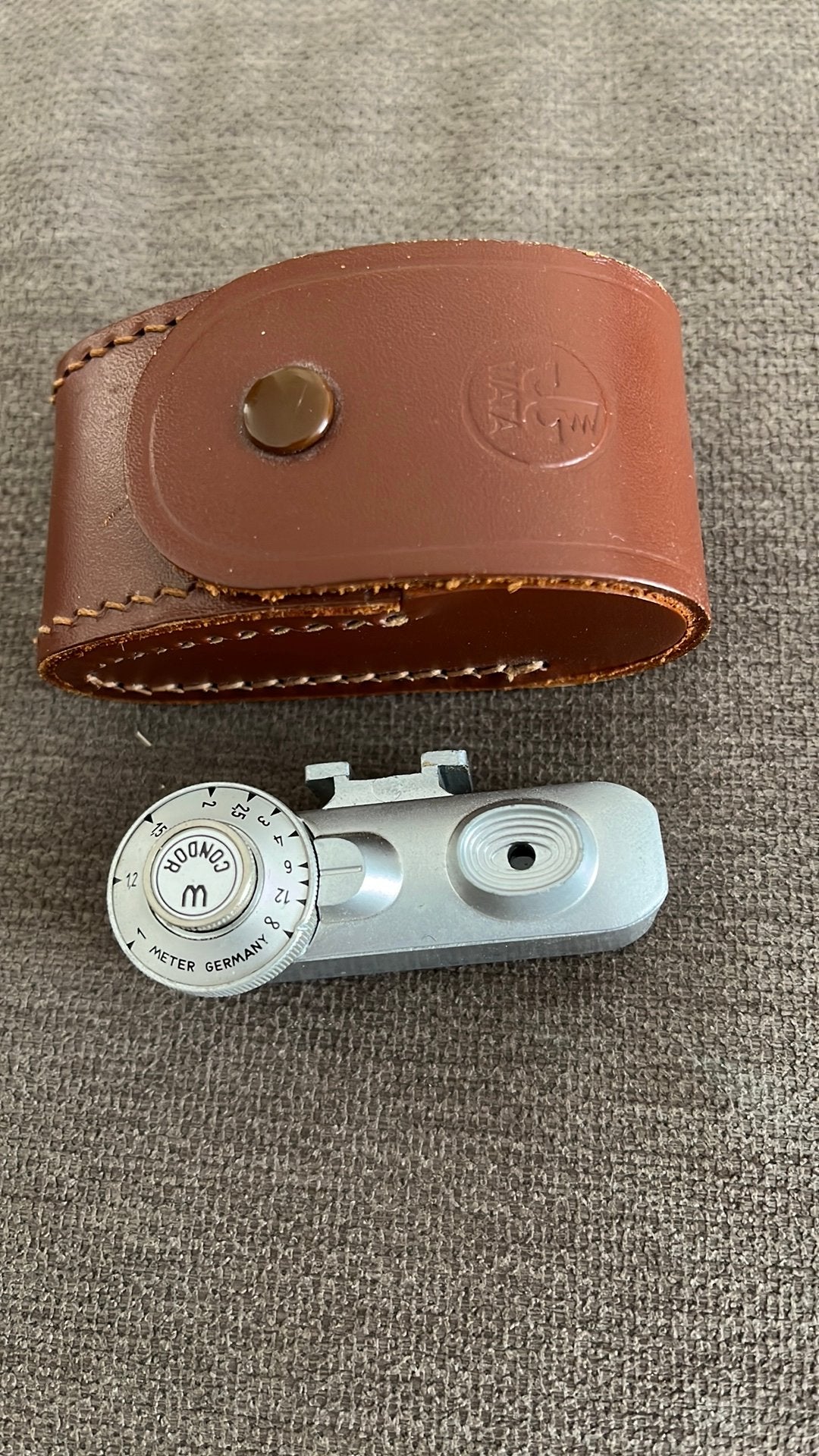 Vintage Wata Condor Rangefinder met lederen tasje, Verzamelen, Fotografica en Filmapparatuur, Ophalen of Verzenden, 1940 tot 1960