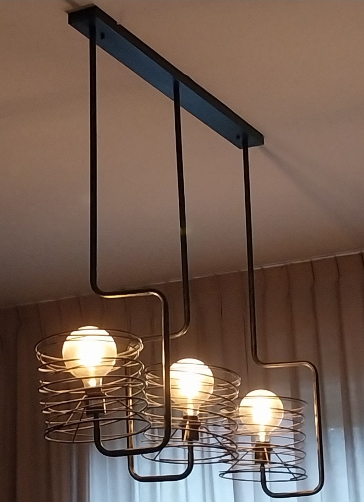 Sfeervolle industriele hanglamp, Ophalen