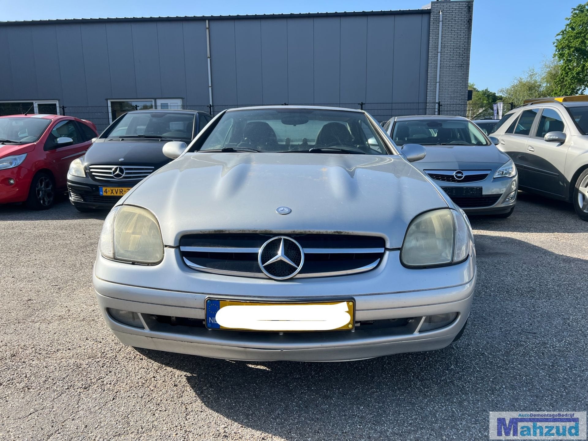 SLK R170 2.3 Kompressor Zilver H744 DEMONTAGE sport velgen, Gebruikt, Mercedes-Benz AG, Mercedes-Benz, Ophalen of Verzenden
