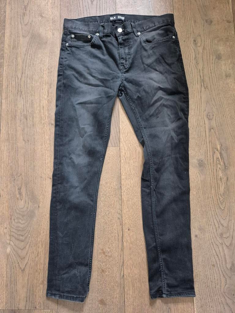 BLK DNM Jeans 15 Fulton Black - Maat W33/L30, Verzenden, Zwart, W33 - W34 (confectie 48/50), BLK DNM