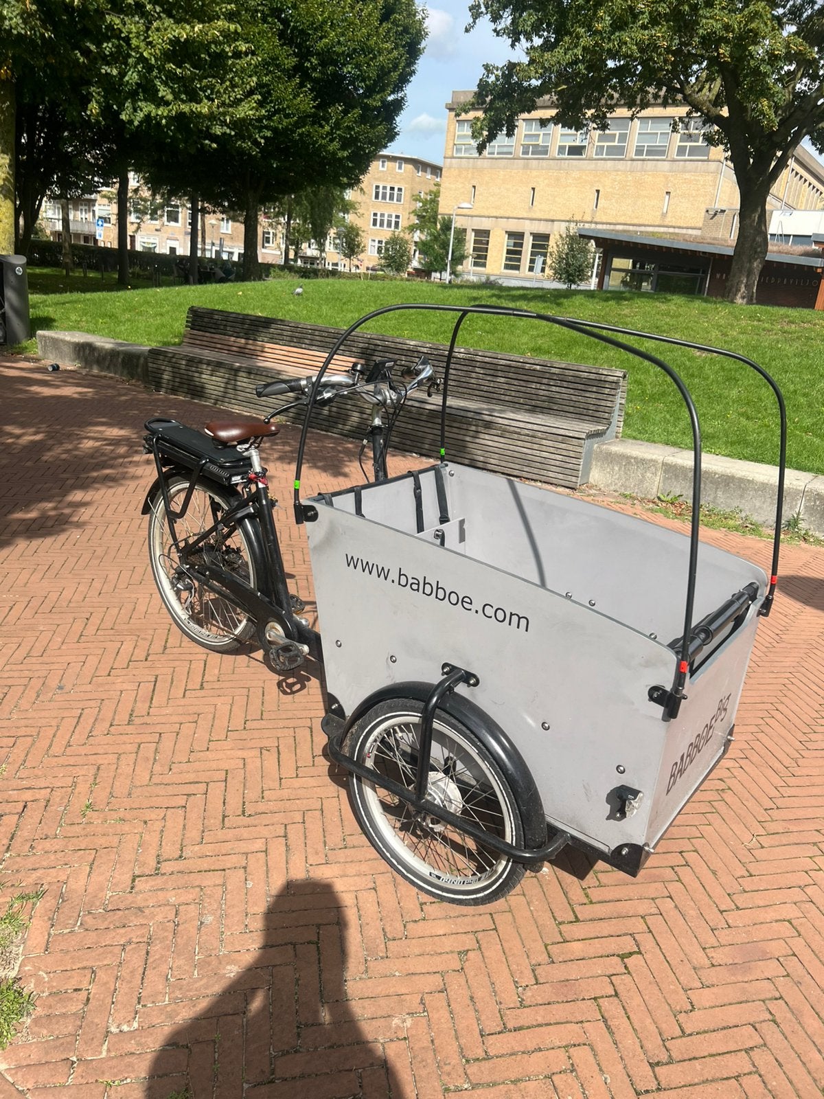 Elektrische big babboe, Ophalen of Verzenden, Zo goed als nieuw, 4 kinderen of meer