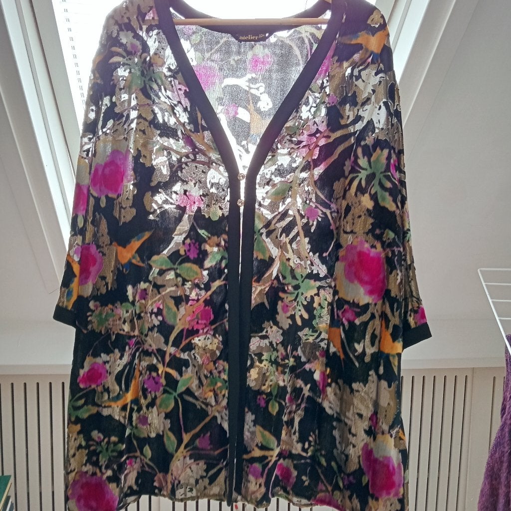kimono vintage kleding, Ophalen, Overige kleuren, Maat 46/48 (XL) of groter, Atelier GS