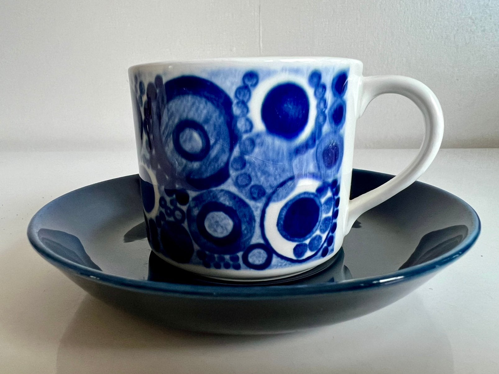 Zeldzaam Rörstrand ‘PI’ DM Kop Schotel Hertha Bengtsson 60’s, Antiek en Kunst, Antiek | Servies los, Ophalen of Verzenden
