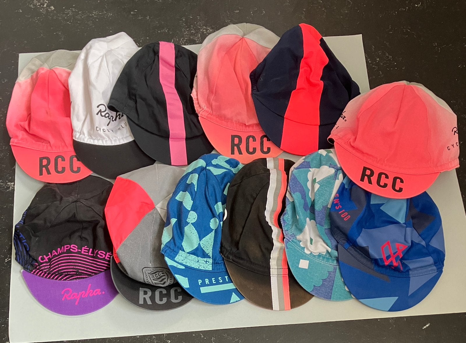 12 Rapha caps, Ophalen of Verzenden, Zo goed als nieuw, Bovenkleding
