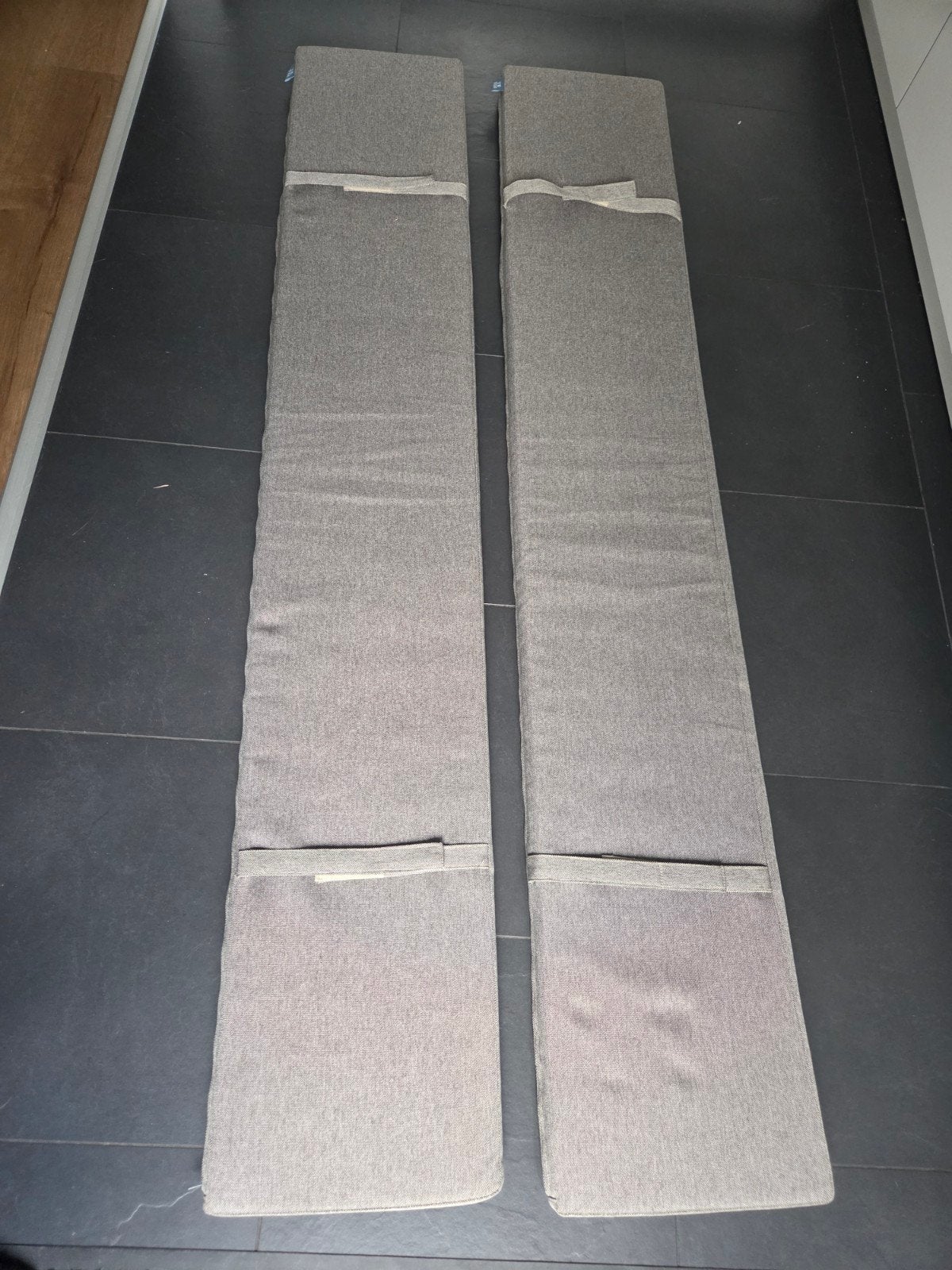 LuLu set 2 picknicktafel kussens | 180cm x 30cm, Ophalen, Overige merken, Gebruikt, Geschikt voor buiten