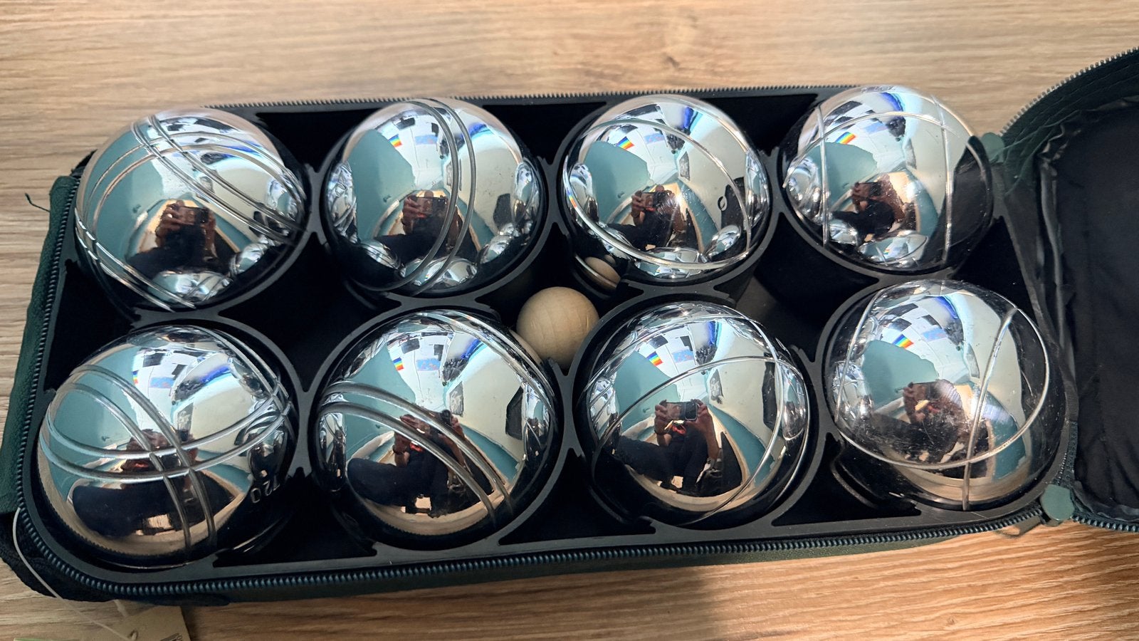 Jeu de Boules / Pétanque set, 8 metalen boules + draagtas, Ophalen of Verzenden, Nieuw, Bal