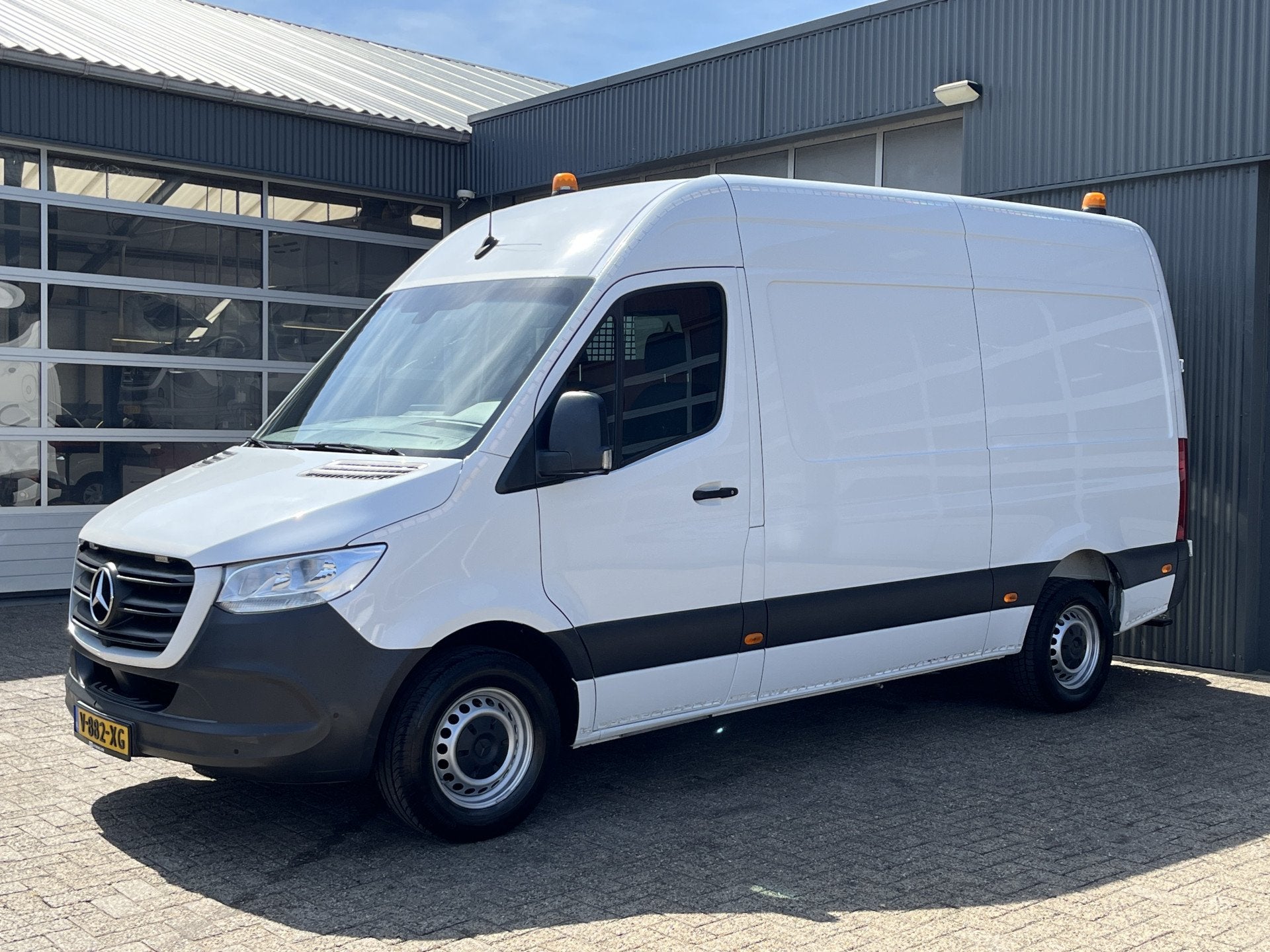 Mercedes-Benz Sprinter 314CDI L2H2 Inrichting Werkplaats 280, Automaat, Gebruikt, Wit, Bedrijf