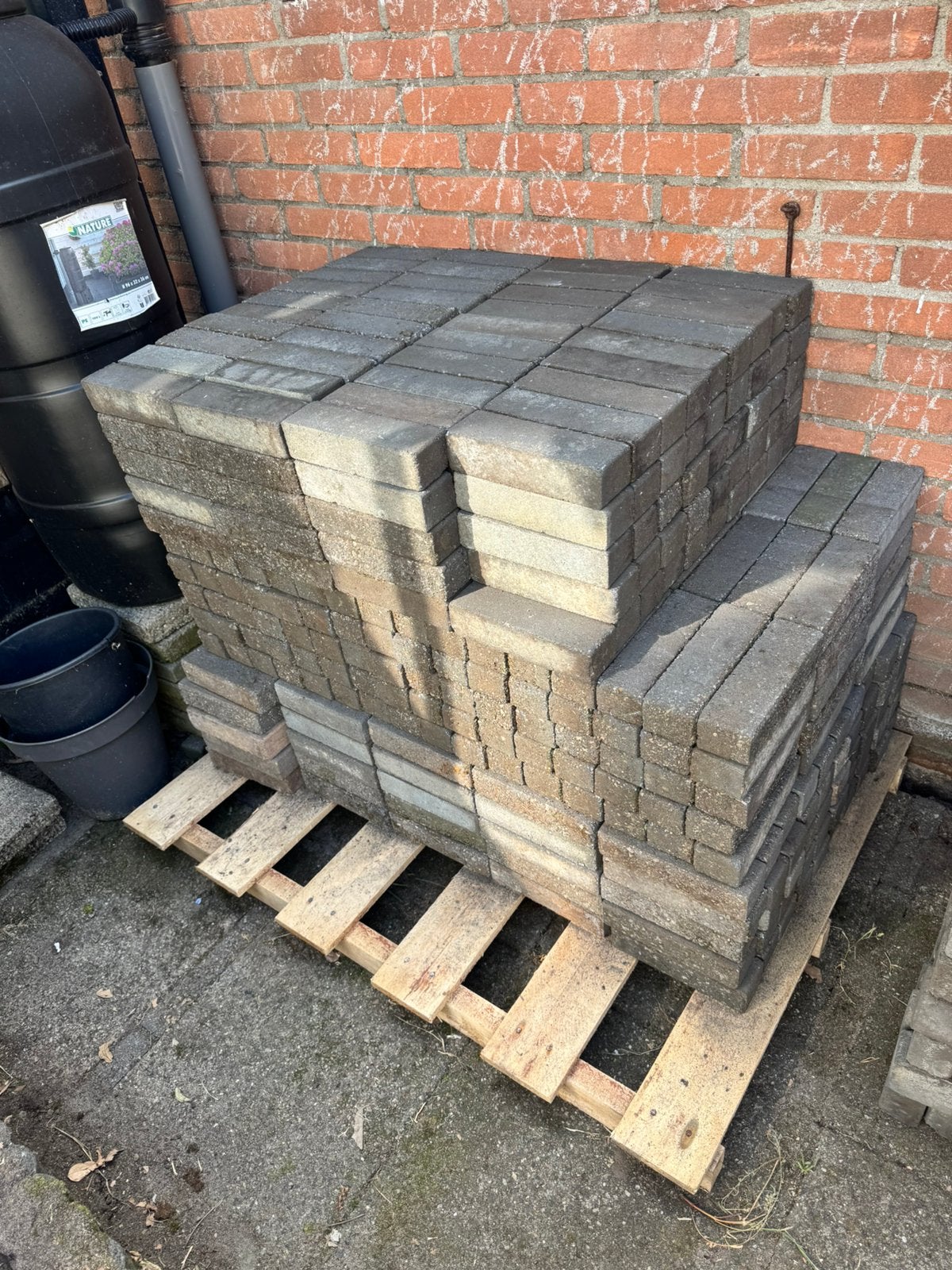 Klinkers, Tuin en Terras, Tegels en Klinkers, Ophalen, Gebruikt, Beton, Klinkers
