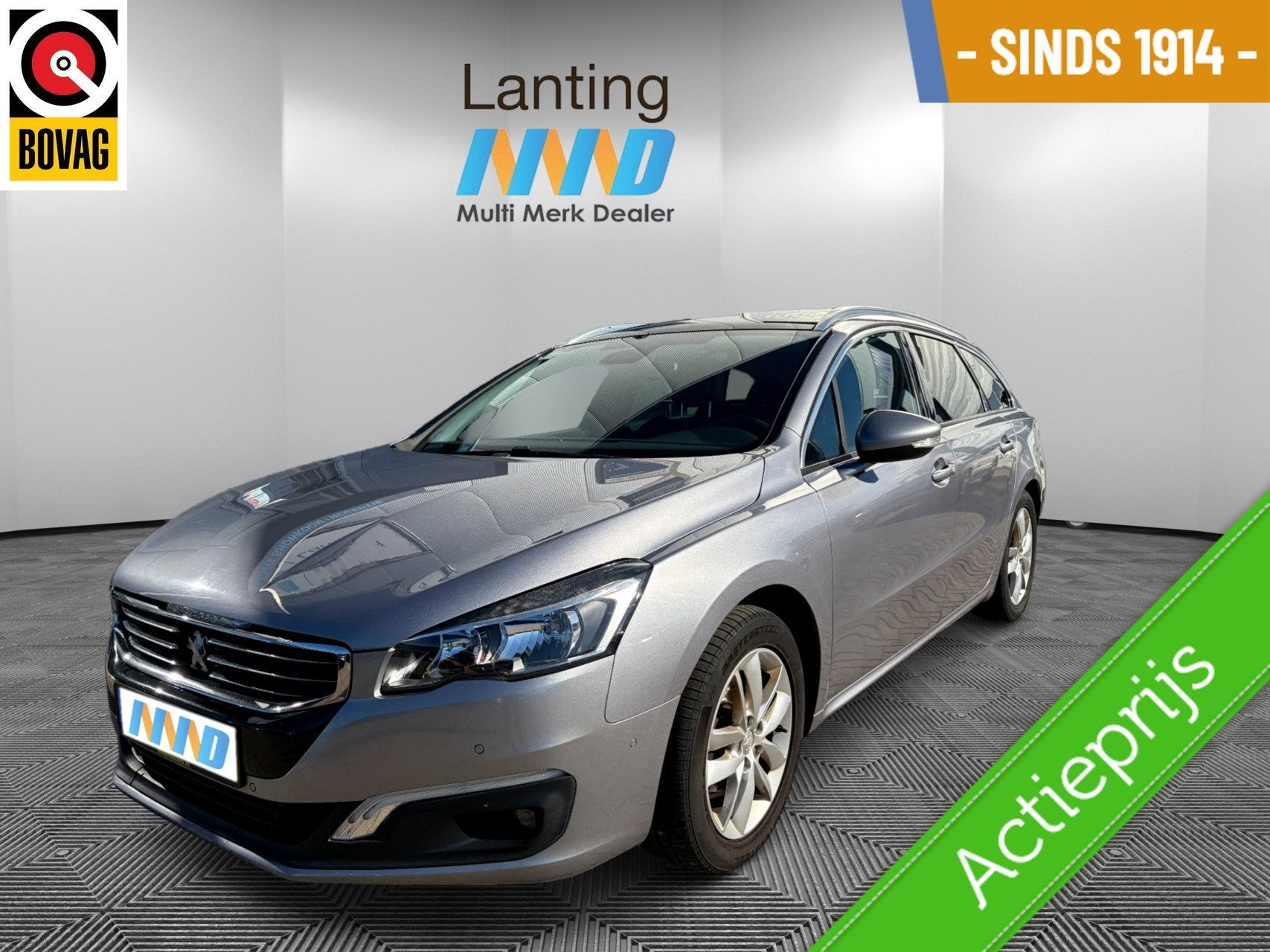 Peugeot 508 SW 1.6 e-HDi Blue Lease Exec Autm. vaste prijs, Euro 5, Gebruikt, 4 cilinders, Origineel Nederlands