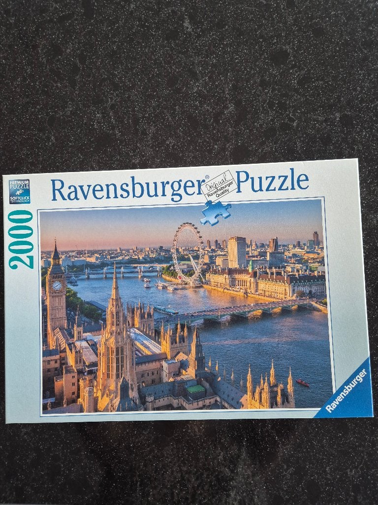 Legpuzzel Ravensburger Londen vanuit de lucht, Ophalen of Verzenden, Meer dan 1500 stukjes, Zo goed als nieuw, Legpuzzel