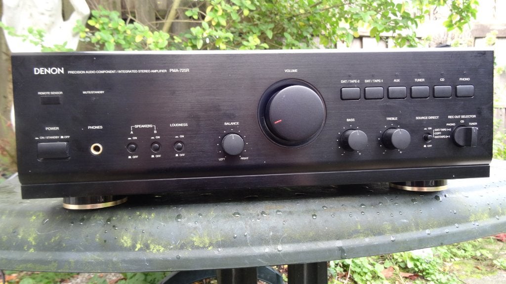 Denon PMA-725R Geïntegreerde Stereo Versterker, Audio, Tv en Foto, Denon, Ophalen of Verzenden, Zo goed als nieuw, 60 tot 120 watt