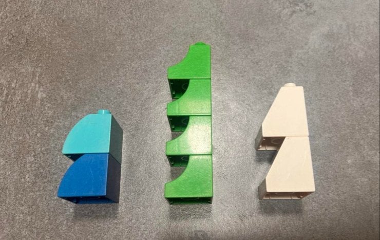 Duplo dakblokken en hellingen - diverse kleuren, Ophalen of Verzenden, Gebruikt, Losse stenen, Duplo