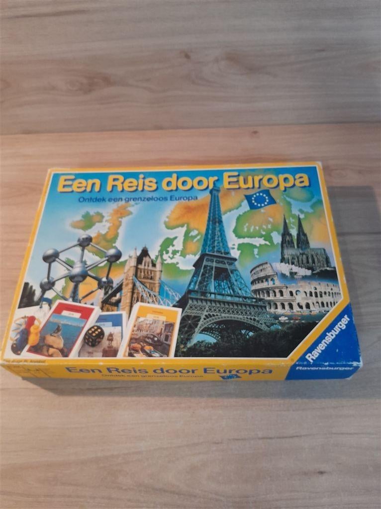 Een reis door Europa - s5960, Hobby en Vrije tijd, Gezelschapsspellen | Bordspellen, Verzenden, Zo goed als nieuw