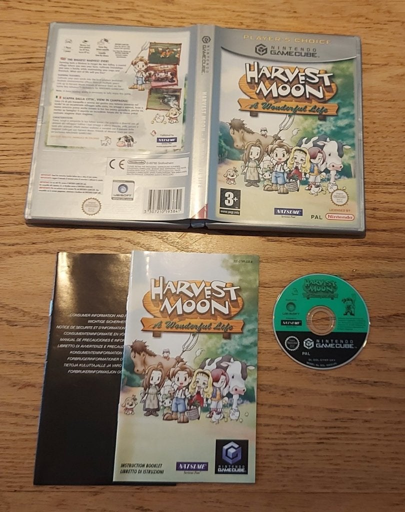 Harvest Moon: A Wonderful Life Gamecube, Spelcomputers en Games, Games | Nintendo GameCube, Verzenden, 1 speler, Zo goed als nieuw