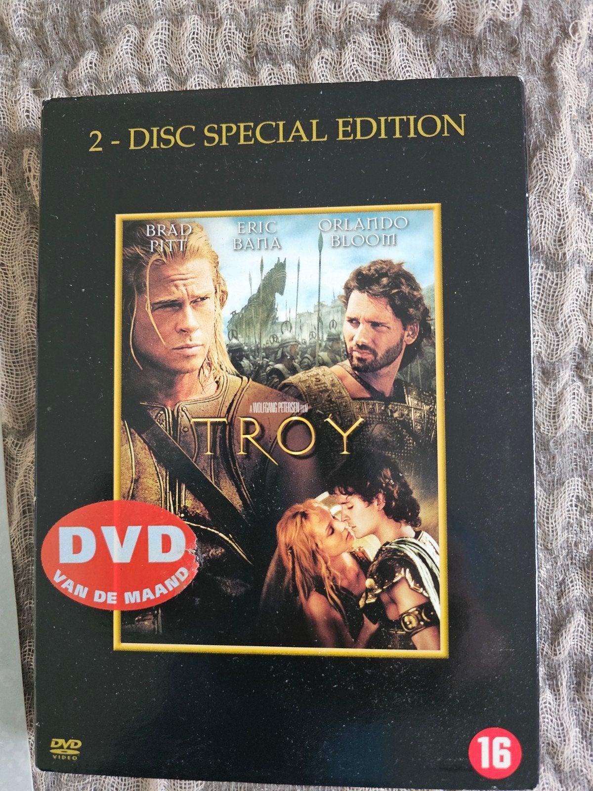 Troy - 2 Disc Special Edition DVD met Brad Pitt, Extra's, Gebruikt, Vanaf 16 jaar, Ophalen of Verzenden