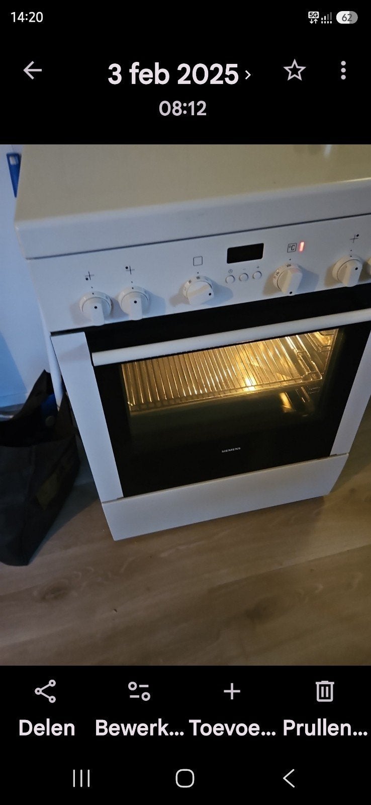 Siemens Vrijstaand gasfornuis GRATIS, Witgoed en Apparatuur, Ophalen, Oven, 60 cm of meer, Siemens